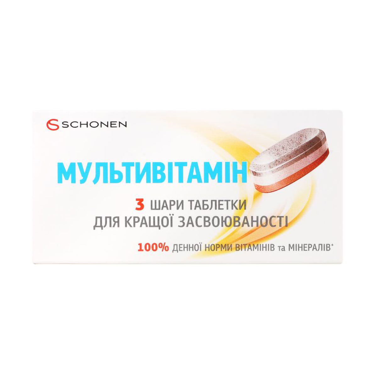 Мультивітамін Schonen Zest, 60 таблеток